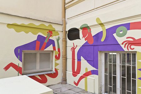 色彩對墻繪的影響