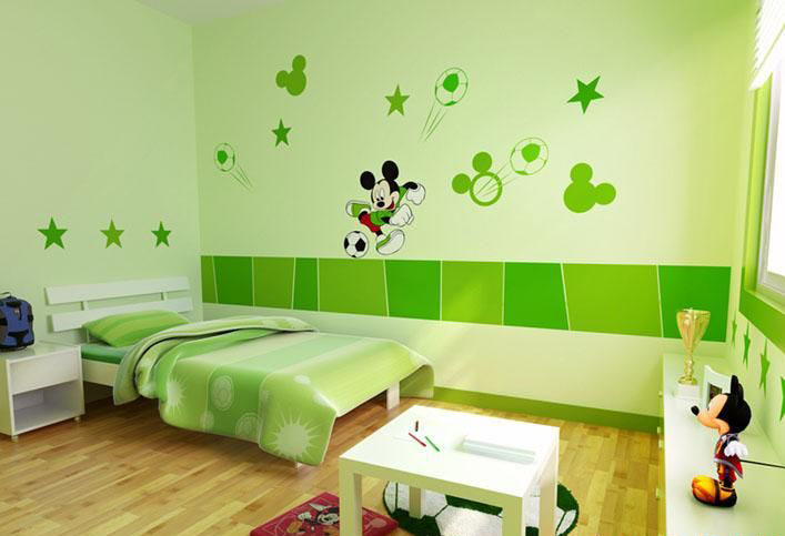 手繪墻畫因具有很好的裝飾效果，深受年輕一代的喜愛