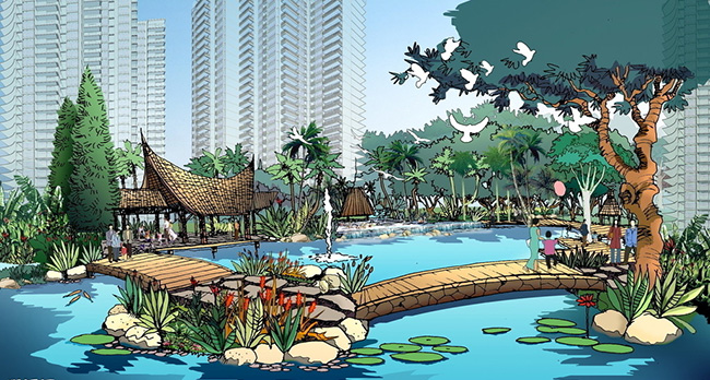 景觀手繪培訓(xùn)：景觀設(shè)計(jì)手繪表現(xiàn)淺議