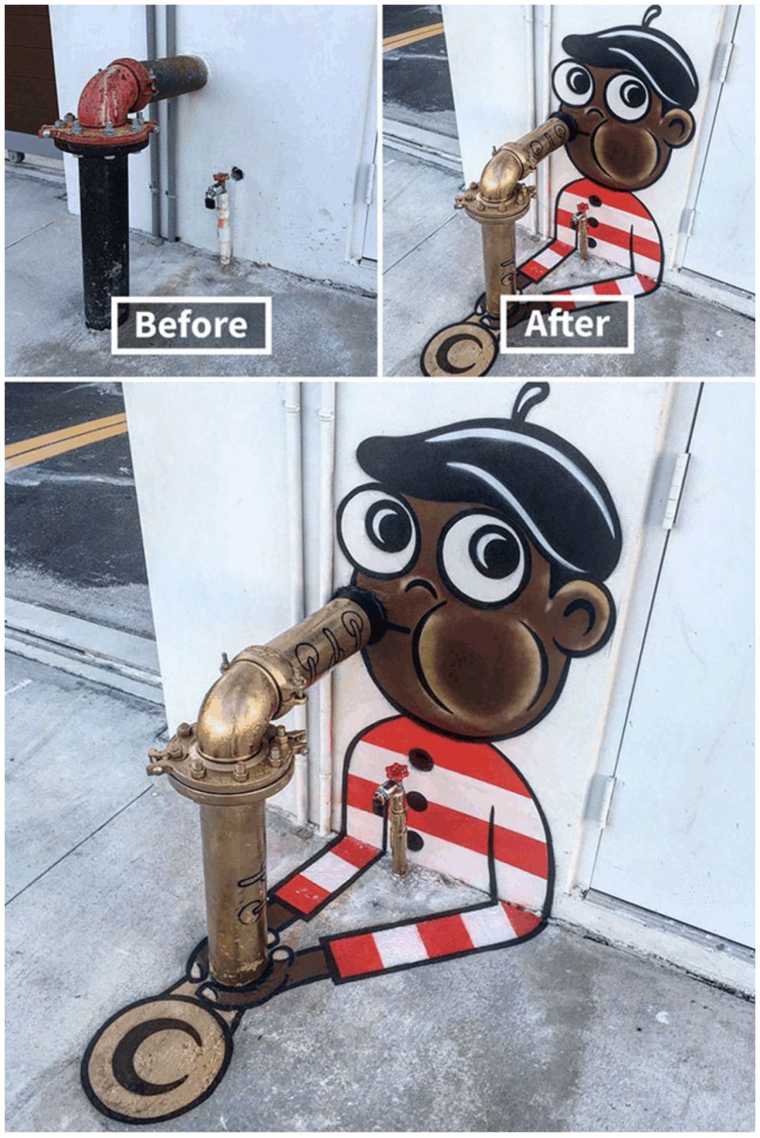 墻繪不是人們在街頭隨處可見的墻面涂鴉