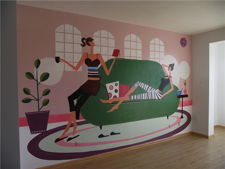 南昌壁畫手繪,南昌彩繪3d立體畫,南昌墻體畫手繪,南昌幼兒園彩繪墻面